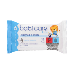 Nawilżane chusteczki dla dzieci BATI CARE KIDS BOYS RAVI
